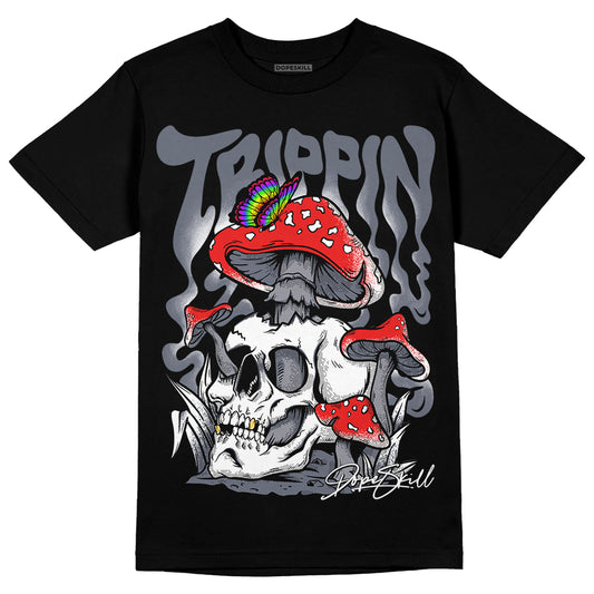 Jordan 14 Retro 'Stealth' DopeSkill T-Shirt Trippin Graphic Streetwear - Black