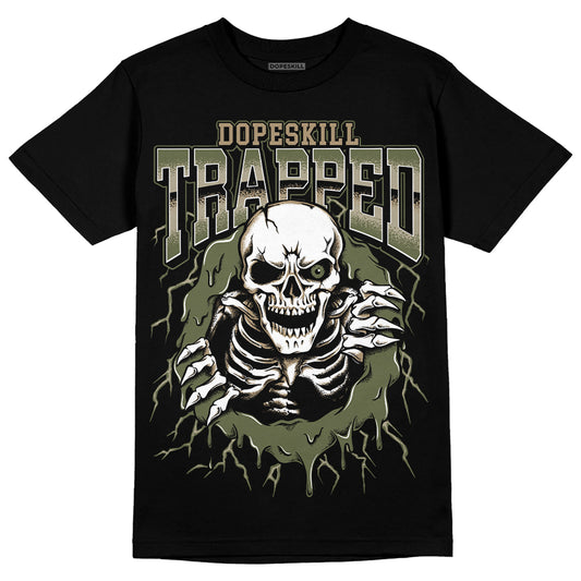 Air Max 90 Ballistic Neutral Olive DopeSkill T-Shirt Trapped Halloween Graphic Streetwear - Black