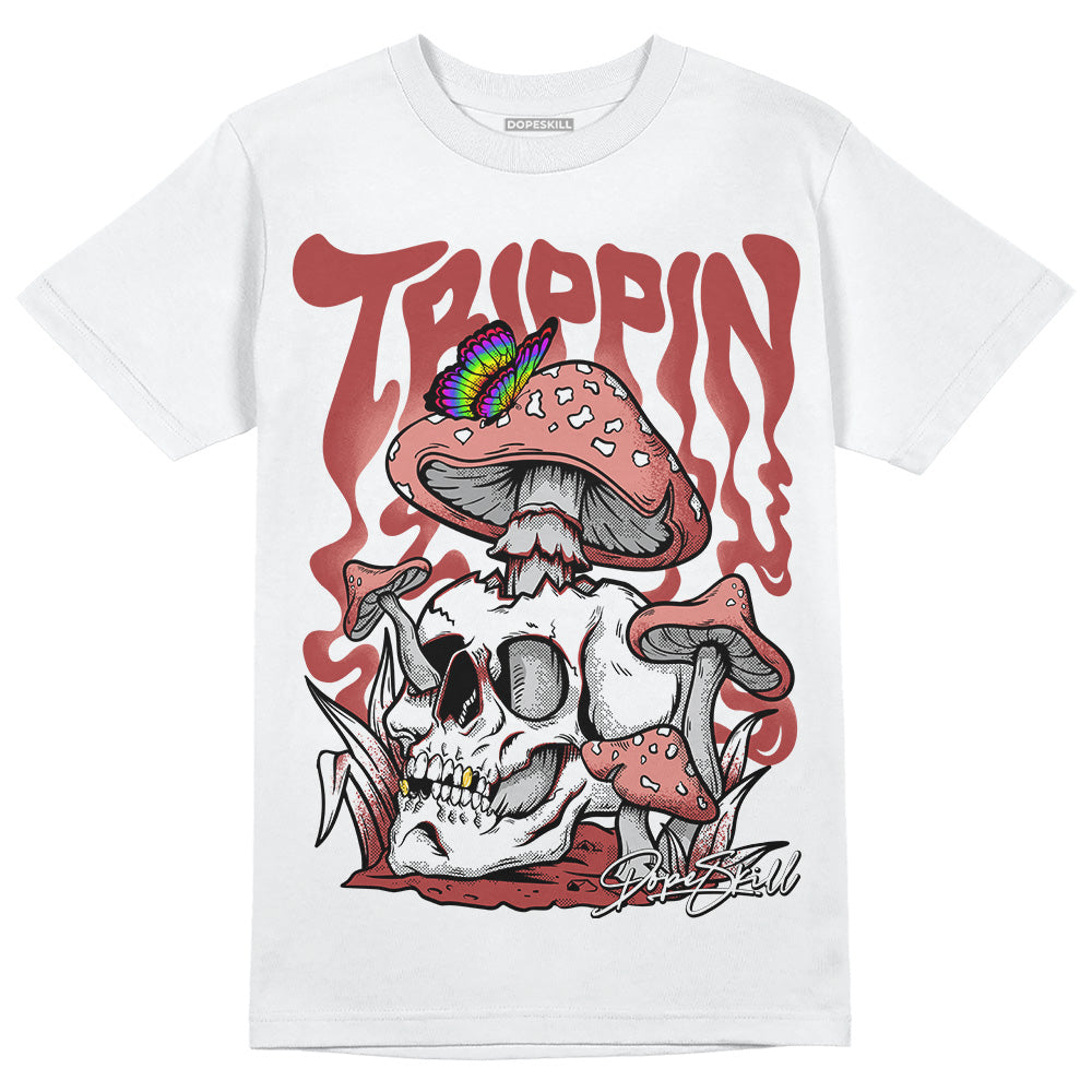 Jordan 13 “Dune Red” DopeSkill T-Shirt Trippin Graphic Streetwear - White