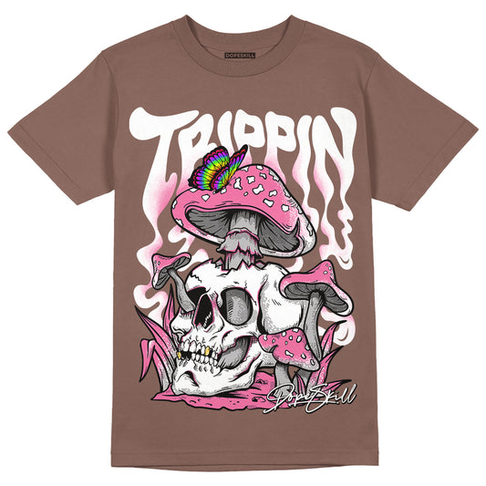 Dunk Low Smokey Mauve Playful Pink DopeSkill Brown Savana T-shirt Trippin Graphic Streetwear 