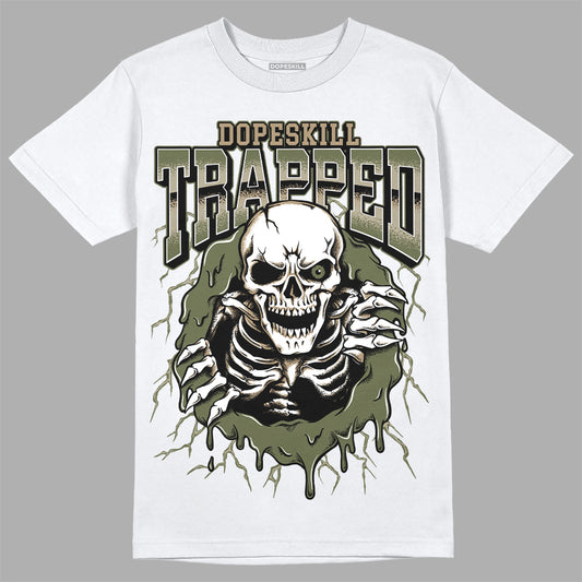 Air Max 90 Ballistic Neutral Olive DopeSkill T-Shirt Trapped Halloween Graphic Streetwear - White