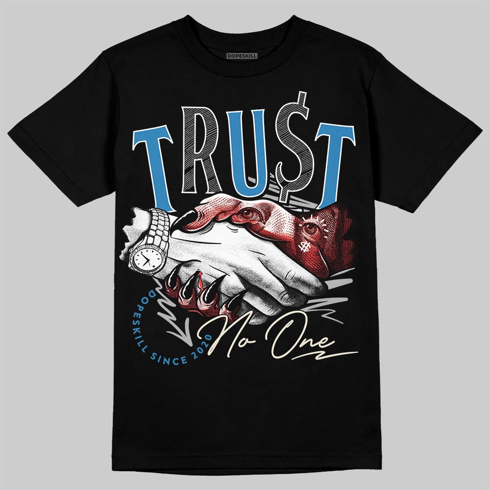 Jordan 3 Retro OG Rare Air DopeSkill T-Shirt Trust No One Graphic Streetwear - Black