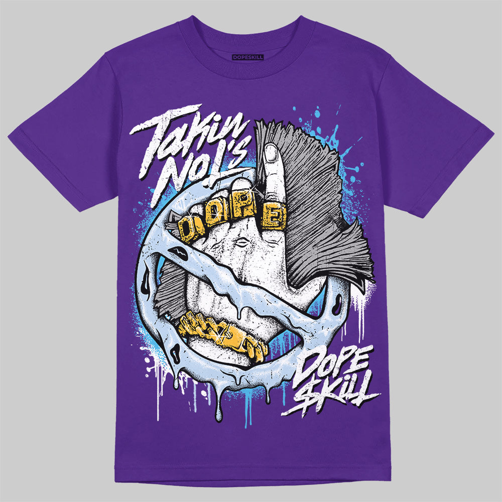 Jordan 5 OG “Grape” DopeSkill T-Shirt Takin No L's Graphic Streetwear - Purple