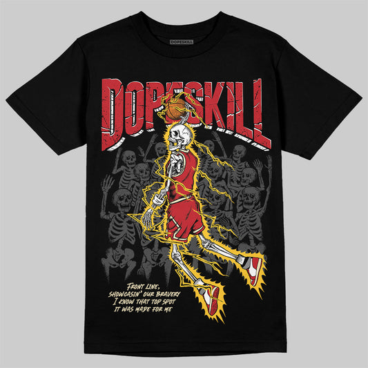 Union LA x Air Jordan 1 High OG “Chicago/Shadow” DopeSkill T-Shirt Thunder Dunk Graphic Streetwear - Black