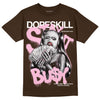 Jordan 11 Retro Neapolitan DopeSkill Velvet Brown T-shirt Stay It Busy Graphic Streetwear