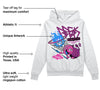 Hyper Violet 4s DopeSkill Hoodie Sweatshirt Break Through Graphic