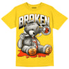 Jordan 6 “Yellow Ochre” DopeSkill Yellow T-shirt Sick Bear Graphic Streetwear