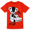 Jordan 6 Retro Toro Bravo DopeSkill Varsity Red T-shirt Sneakerhead BEAR Graphic Streetwear