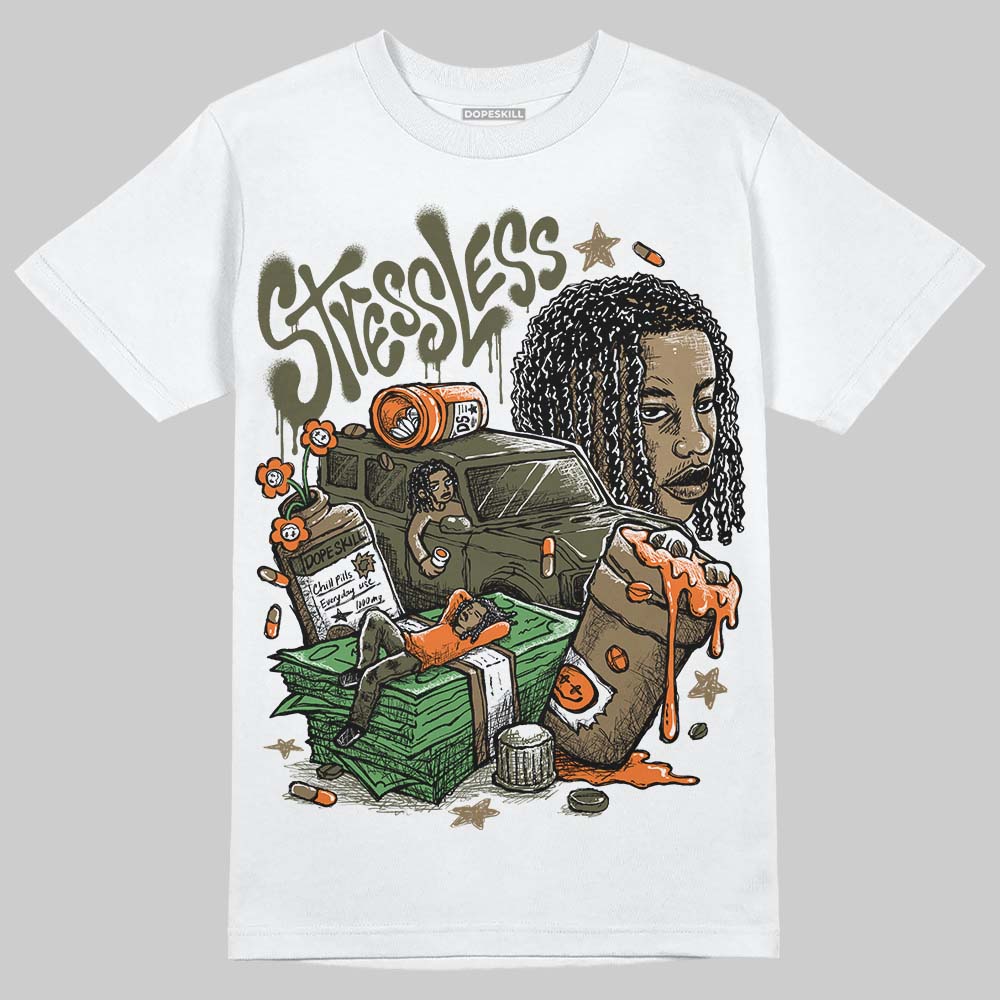 Adidas Samba OG Focus Olive Gum DopeSkill T-Shirt Stressless Graphic Streetwear - White