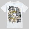 Jordan 5 Retro Reverse Metallic DopeSkill T-Shirt Takin No L's Graphic Streetwear - White