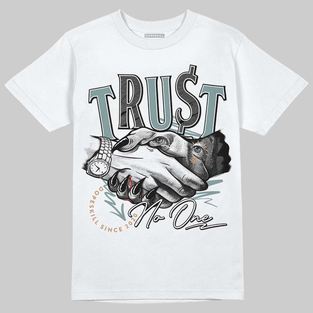 Nike Air Max 1 Low Poly “Adventure” DopeSkill T-Shirt Trust No One Graphic Streetwear - White