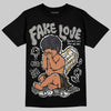 Jordan 3 Retro Black Cat DopeSkill T-Shirt False Love Graphic Streetwear - Black