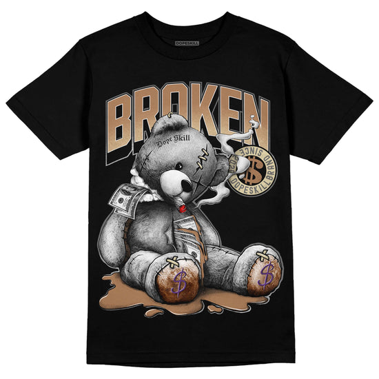 Jordan 6 WMNS Gore-Tex Brown Kelp DopeSkill T-Shirt Sick Bear Graphic Streetwear - Black