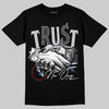 Jordan 5 Retro OG Black Metallic Reimagined DopeSkill T-Shirt Trust No One Graphic Streetwear - Black