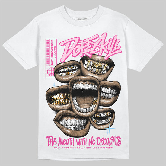 Jordan 6 “Doernbecher” DopeSkill T-Shirt The Mouth With No Droughts Graphic Streetwear - White