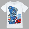 Jordan 6 Acid Wash Denim DopeSkill T-Shirt Broken Heart Graphic Streetwear
