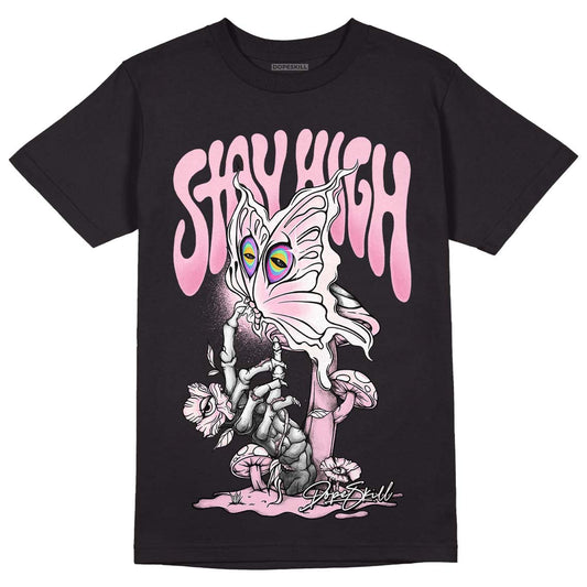 Dunk Low LX Pink Foam DopeSkill T-Shirt Stay High Graphic Streetwear - Black