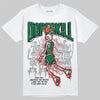 Jordan 13 GS “Pine Green” DopeSkill T-Shirt Thunder Dunk Graphic Streetwear - White