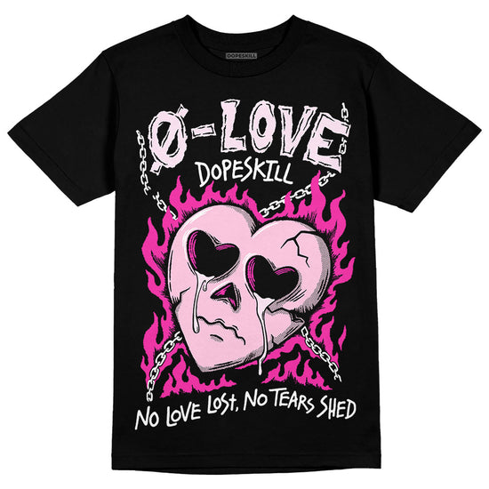 Dunk Low GS 'Triple Pink' DopeSkill T-Shirt Crying Heart Graphic Streetwear - Black