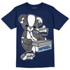 Jordan 3 "Midnight Navy" DopeSkill Navy T-shirt Sneakerhead BEAR Graphic Streetwear