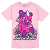 Pink Sneakers DopeSkill Pink T-shirt MOMM Bear Graphic Streetwear