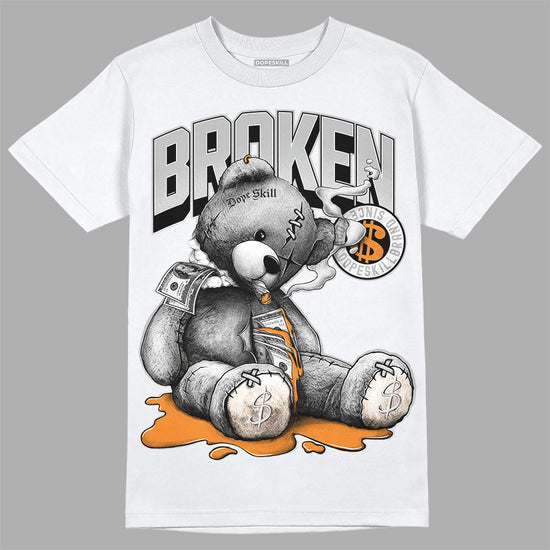 Dunk Low Cool Grey DopeSkill T-Shirt Sick Bear Graphic Streetwear - White 