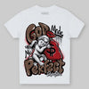 Jordan 9 'Olive' DopeSkill Toddler Kids T-shirt God Made Me Perfect Graphic Streetwear  WHite