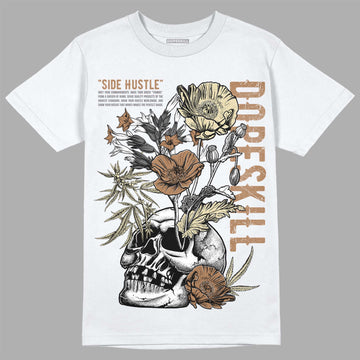 Jordan 6 WMNS Gore-Tex Brown Kelp DopeSkill T-Shirt Side Hustle Graphic Streetwear - WHite