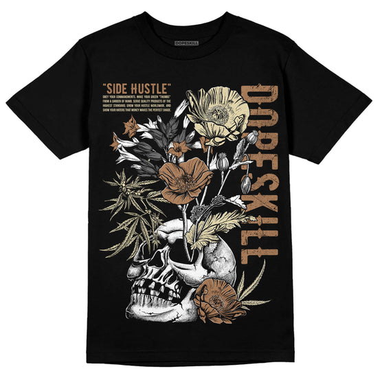 Jordan 6 WMNS Gore-Tex Brown Kelp DopeSkill T-Shirt Side Hustle Graphic Streetwear - Black