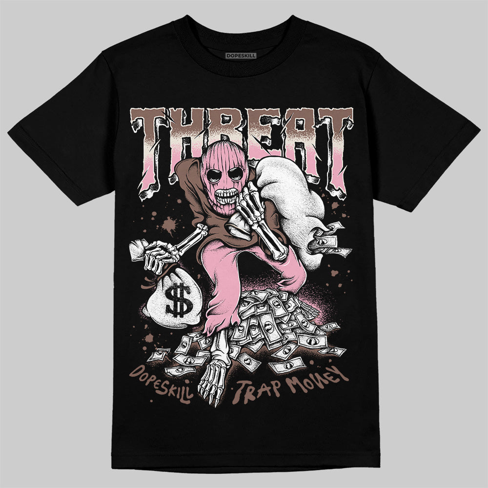 Adidas Campus 00s Dust Cargo Clear ‘Pink’ DopeSkill T-Shirt Threat Graphic Streetwear - Black