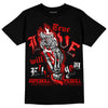 Jordan 4 Retro Red Cement DopeSkill T-Shirt True Love Will Kill You Graphic Streetwear - Black