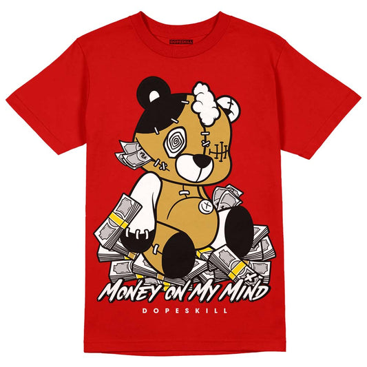 Red Sneakers DopeSkill Red T-shirt MOMM Bear Graphic Streetwear