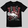 Jordan 12 Retro Flu Game (2025) DopeSkill T-Shirt Trust No One Graphic Streetwear - Black