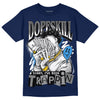 Jordan 3 "Midnight Navy" DopeSkill Navy T-shirt Sorry I've Been Trappin Graphic Streetwear