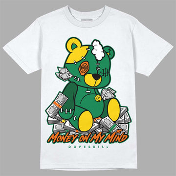 Green Sneakers DopeSkill T-Shirt MOMM Bear Graphic Streetwear - White 