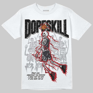 Jordan 3 Retro Black Cat DopeSkill T-Shirt Thunder Dunk Graphic Streetwear - White