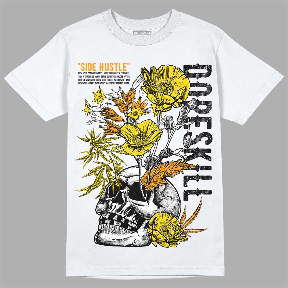 Jordan 6 “Yellow Ochre” DopeSkill T-Shirt Side Hustle Graphic Streetwear - White 