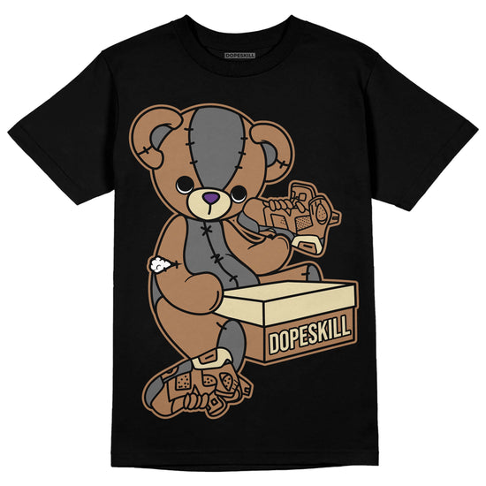 Jordan 6 WMNS Gore-Tex Brown Kelp DopeSkill T-Shirt Sneakerhead BEAR Graphic Streetwear - Black