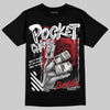Jordan 4 OG “White Cement” DopeSkill T-Shirt Pocket Change Graphic Streetwear - black