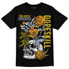 Jordan 6 “Yellow Ochre” DopeSkill T-Shirt Side Hustle Graphic Streetwear - Black