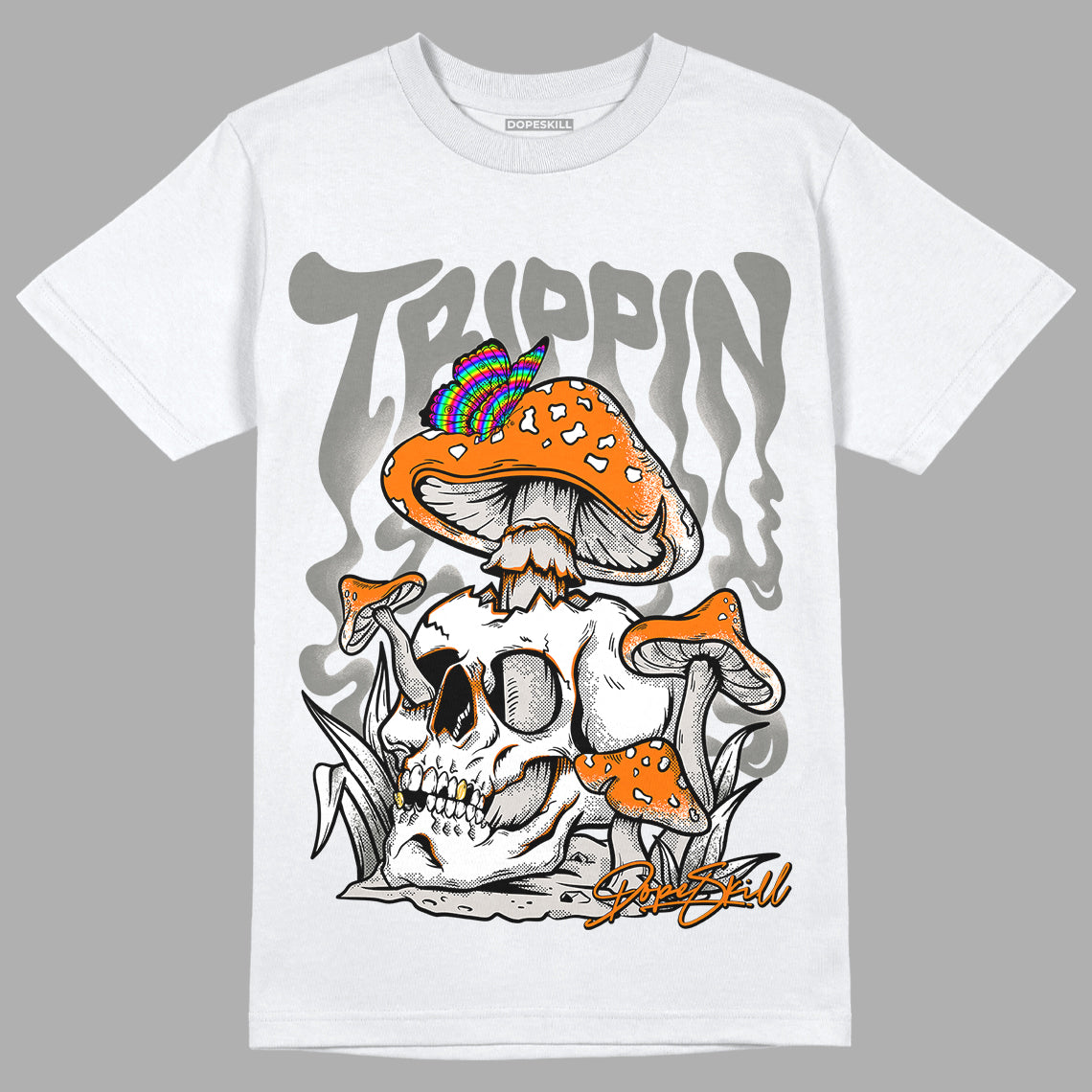 Jordan 5 Retro SE 'Craft' DopeSkill T-Shirt Trippin Graphic Streetwear - White