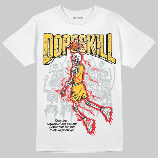 Jordan 12 "Phantom" DopeSkill T-Shirt Thunder Dunk Graphic Streetwear - White