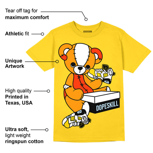 Yellow Ochre 6s DopeSkill Yellow T-shirt Sneakerhead BEAR Graphic