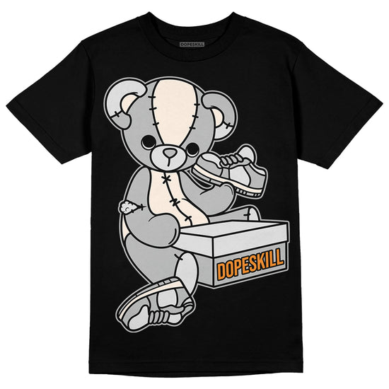 Dunk Low Cool Grey DopeSkill T-Shirt Sneakerhead BEAR Graphic Streetwear - Black 