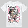 AMIRI White & Pink Stars Court Sneakers DopeSkill T-Shirt Stay Hot Graphic Streetwear - White