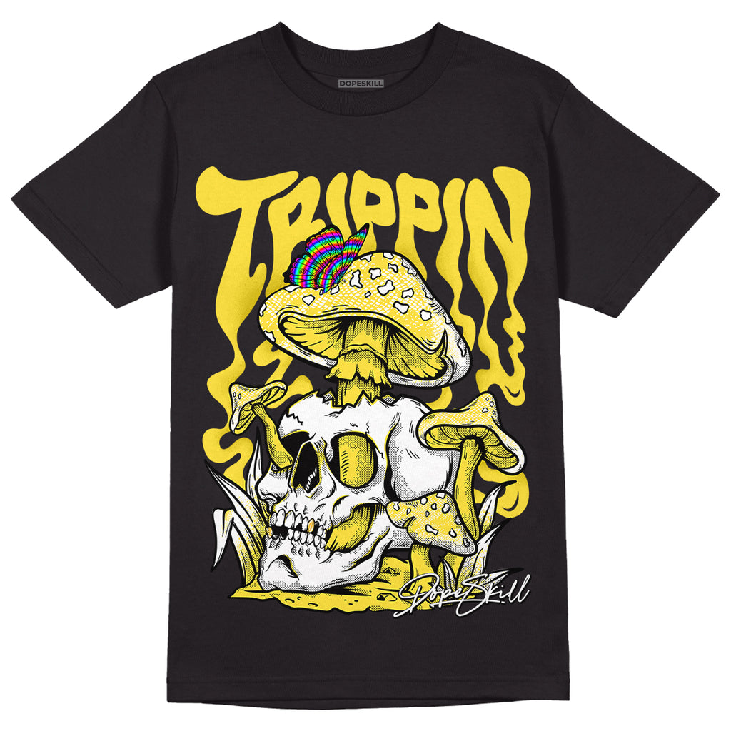 Jordan 11 Low 'Yellow Snakeskin' DopeSkill T-Shirt Trippin Graphic Streetwear - Black