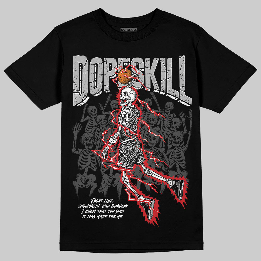 Jordan 3 OG “Black Cement” DopeSkill T-Shirt Thunder Dunk Graphic Streetwear - Black