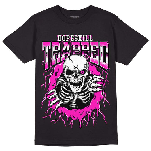 Dunk Low GS “Active Fuchsia” DopeSkill T-Shirt Trapped Halloween Graphic Streetwear - Black