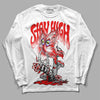 Jordan 12 “Cherry” DopeSkill Long Sleeve T-Shirt Stay High Graphic Streetwear - White