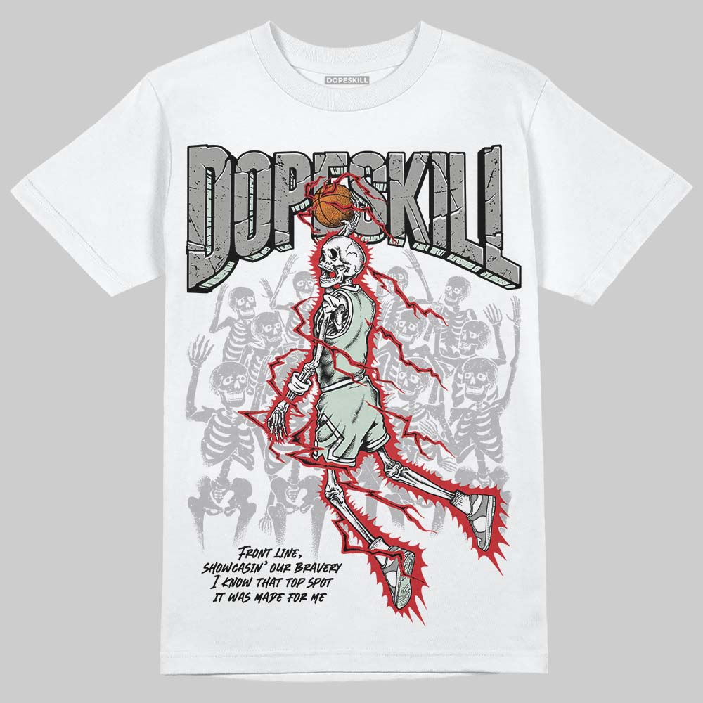 Jordan 1 Retro Low OG Year of the Snake (2025) DopeSkill T-Shirt Thunder Dunk Graphic Streetwear - White